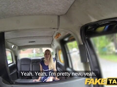 New driver gives blonde a wild anal ride in fake taxi