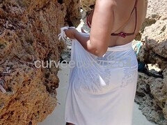 Cul à la bouche, Plage, Gros cul, Grosse bite, Public, Chatte