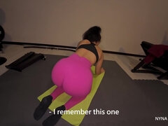 Amatör, Par, Sperma shot, Gym, Hemmagjord, Italiensk, Milf, Överraskning