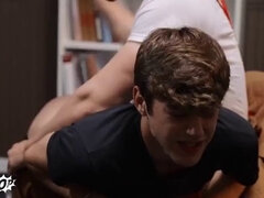 Twink Pop - College student Joey Mills pulls the fire alarm to get out of an exam