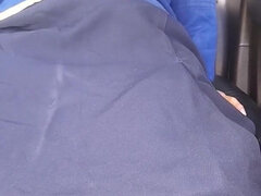 Crossdressing Wearing Woman Bca Bank Uniform