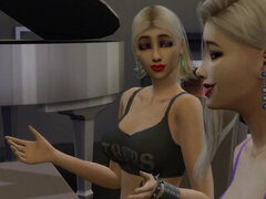 Girl/girl, adult toys, strippers