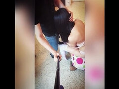 素人, フェラチオ, カワイイ, バック, はじめて, 彼女, ラティーナ, オッパイの