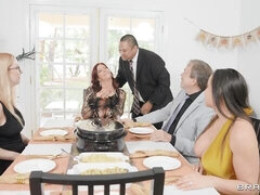 Grosser arsch, Grosser schwanz, Grosse titten, Blasen, Frau frau mann, Milf, Muschi, Flotter dreier