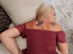 Amerikansk, Blondin, Avsugning, Handjobb, Onani, Naturliga tuttar, Pov, Fitta