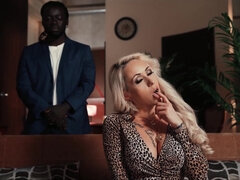 Stunning Blond Hair Girl Christina Sucking BBC