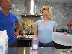 Real Teens - Alice Pink Fucked In Kitchen While Making Cookies