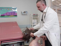 Chanel Preston gets her pussy fucked tnen inseminated in doctor's office