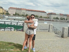 Saucy bimbo smutty public nudity porn clip