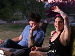 항문, 엉덩이, 도기스타일, 에모, 목구멍이 막히는, 핸드잡, 오르가슴, 쓰리섬