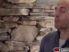 It is Christmas time with two hot teens