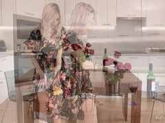 Cozinha, Masturbação, Solo chão