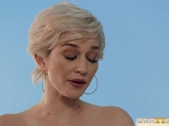 Amerikaans, Blond, Bruinharig, Harig, Hakken, Natuurlijke tieten, Orgasme, Panty