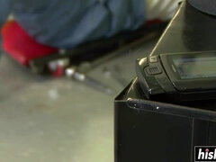 Duży kutas, Duże cycki, Blondynka, Obciąganie, Kneblowanie, Mamuśka, Punkt widzenia, Cycki