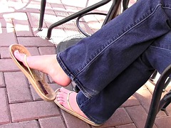 Starr sexy dangling feet