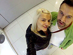 Enthousiasteling, Sperma shot, Duits, Huisgemaakt, Buiten, Openbaar