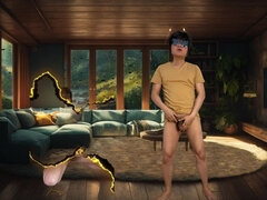 아마추어, 아시안, 사정 샷, 수음, 혼자