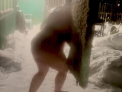 Bbw, Milf žcbp, Venku, Ruské, Sauna