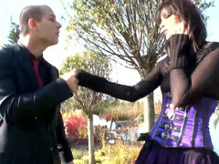 Stor røv, Pik sutte, Brunette, Dobbelt penetration, Mor jeg gerne vil kneppe, Lille kvinde, Strømper, Trekant