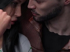 The Seven Realms 4: Vampire Prince Atlas Gets a Slippery Titfuck From His Gorgeous Queen