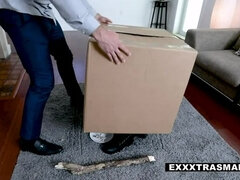 Teenage Tiny Thief caught with a Box - Fed with a D