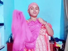 Amateur, Asiatique, Salle de bains, Fait maison, Indienne, Maman, Toilettes, Uniforme