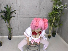 Amador amadora, Asiáticoa, Peitos grandes, Consolo, Japonêsa, Masturbação, Brinquedos