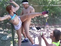 フェラチオ, ハードコア, アウトドア, 赤毛, ティーン