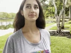 Sperma shot, Utomhus, Offentlig, Voyeur