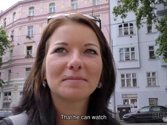 Brunetka, Cuckold, Českej, Prvýkrát, Výprask, Peniaze, Pička, Realita