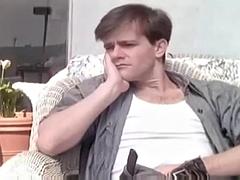 Baben, Vacker, Blondin, Avsugning, Sperma shot, Slick, Sport, Vintage