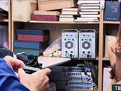 Geschnappt, Masturbation, Büro, Orgasmus, Polizei, Ablutschen, Taboo, Jungendliche (18+)