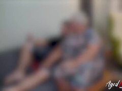 OLDNANNY Lacey Starr ordered a female escort to her hotel room