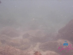 Plage, Éjaculer dans la bouche, Faciale, Orgasme, Public, Chatte, Rasée, Voyeur