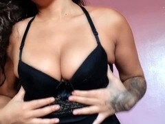 Attrapée, Conversation vulgaire, Fille latino, Masturbation