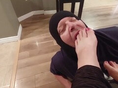 Footstool, foot sucking, foot slave