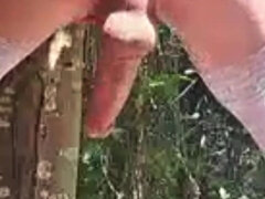 Amateur, Verga grande, Lencería, Masturbación, Al aire libre, Público, Solo, Camara web