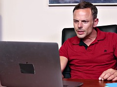 Anilíngua, Pauzão, Boquete, Flagrado, Gay bicha veado, Beijar, Masturbação, Escritório