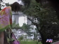 Ázsiai, Popó, Strand, Cumizás, Mélytorok, Japán, Nuni, Begyek