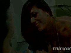 Stor kukk, Brunette, Bakfra, Hardcore, Latina, Naturlige bryster, Fitte, Stripp