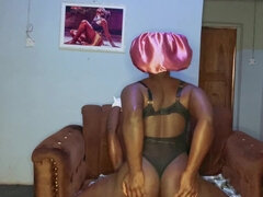 Grosser arsch, Schwarz, Blasen, Handjob, Lingerie