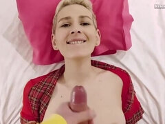 Kuřba, Pár, Striekanie semena, Milf  mčbp, Realita, Krátke vlasy, Fajka  sanie, Prehĺtaní