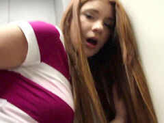 Amatéři, Přichyceni, Na obličej, Homemade, Výprask, Zrzavé, Teenka