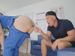 Charming teen nurses hot adult clip