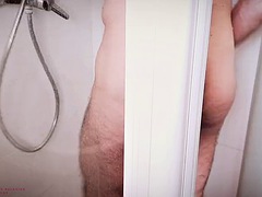 Caught in the bathroom!! Slutty stepmom gets fucked hard in the ass by stepson - anal creampie - english subtitles
