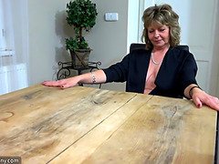 Old Mom And Horny Teen Is Masturbating Pussy