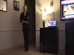 Sucer une bite, Attrapée, Petite amie, Masturbation