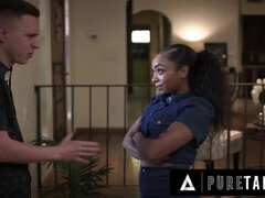 Culo, Engañando, Estilo perrito, Ébano, Marido, Interracial, Tetas naturales, Realidad