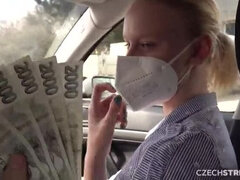 Czech Amateur Teen Ariela Donovan Takes BBC for a Public Ride Outside Prague - Blowjob & Cumshot