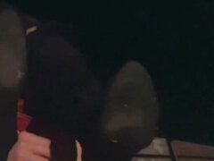 Anaal, Sperma shot, Ladyboy, Masturbatie, Buiten, Openbaar, Shemale, Alleen